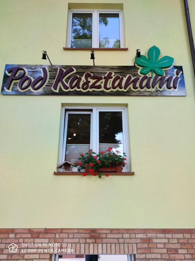 Pokoje Goscinne Pod Kasztanami Łeba Exterior foto